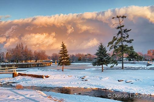 Departing Storm Clouds_06559.jpg - Photographed along the Rideau Canal Waterway at sunset in Smiths Falls, Ontario, Canada.